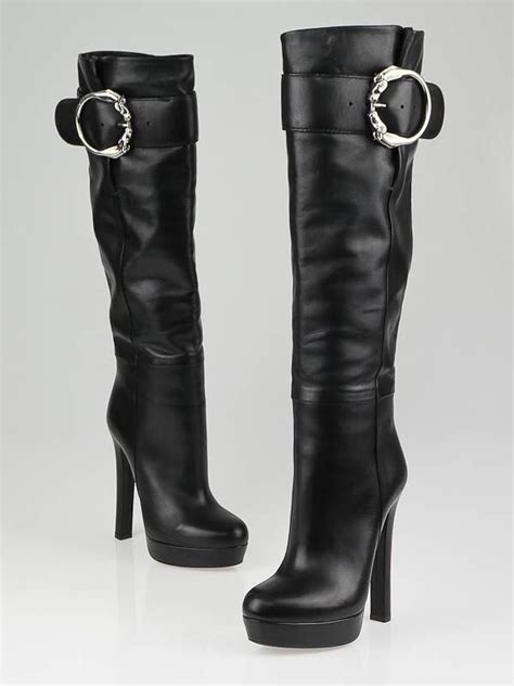 gucci boots tall|high heel gucci boots.